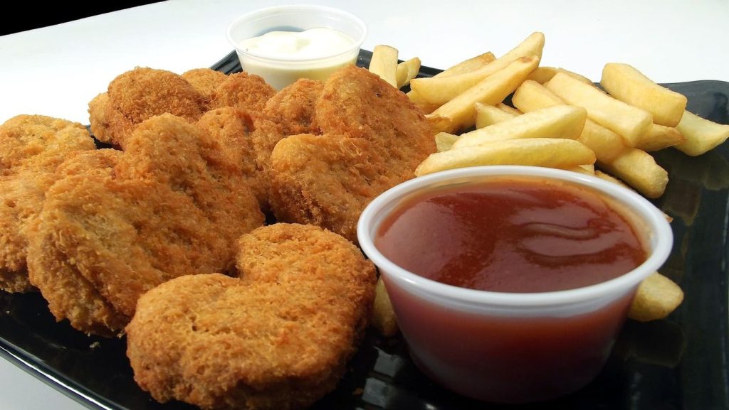 Nuggets hechos en la airfryer